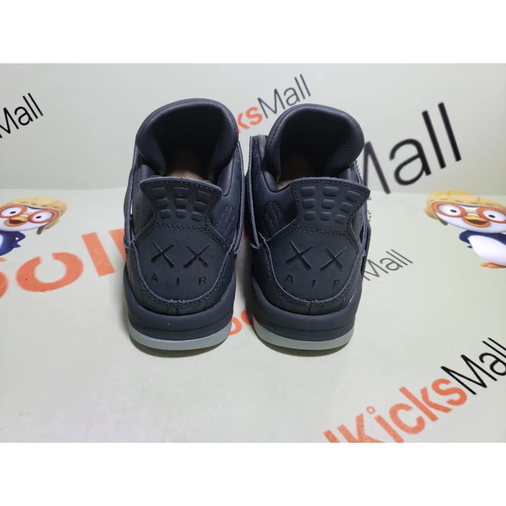 PKGoden Air Jordan 4 Retro Kaws Black,930155-001