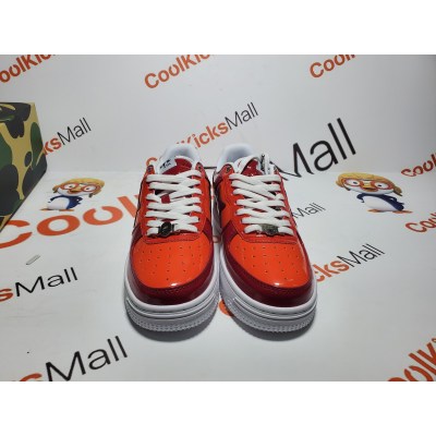 G5 A Bathing Ape Bape Sta Low White Dark Red Mirror Surface, 1H20 191 046 02