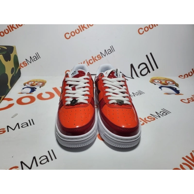 G5 A Bathing Ape Bape Sta Low White Dark Red Mirror Surface, 1H20 191 046 02