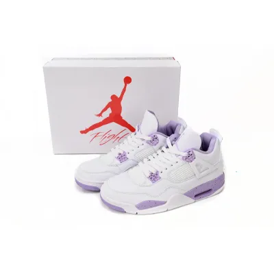 PKGoden Air Jordan 4 White Purple ,CT8527-115 01