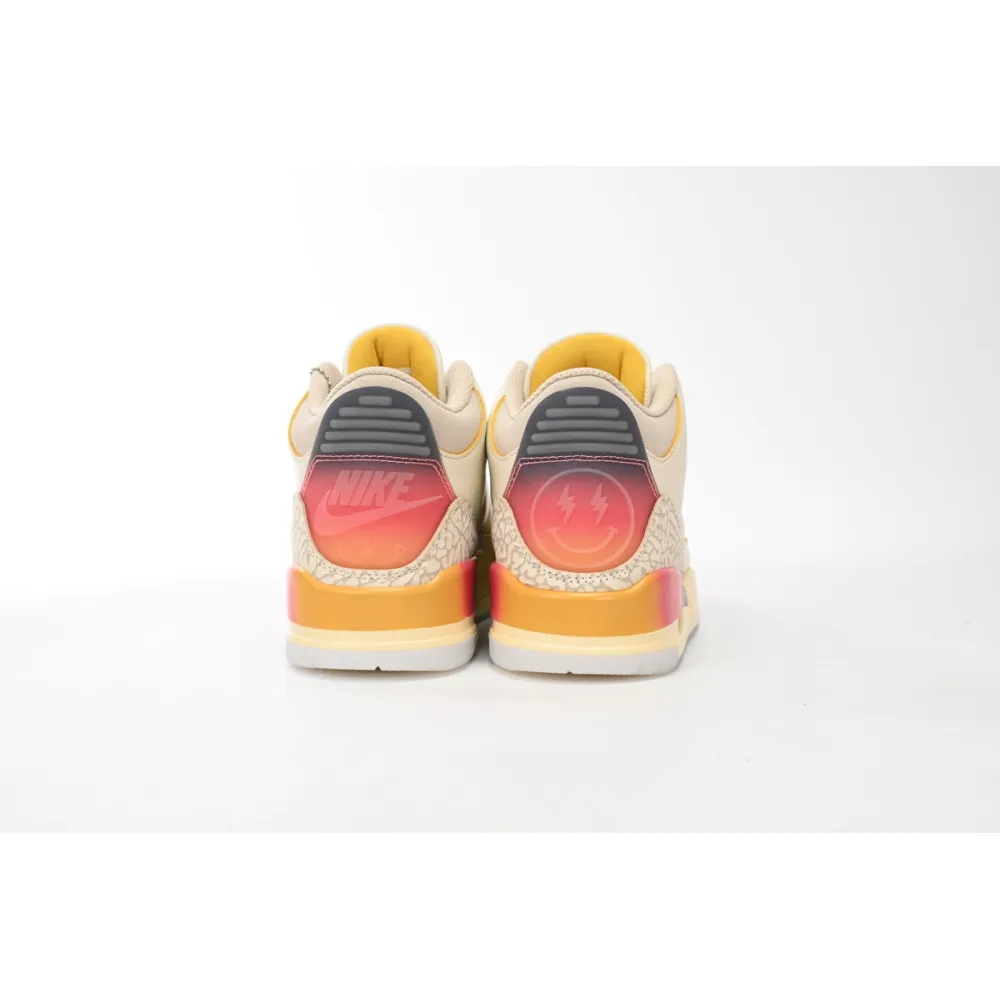 PKGoden J Balvin x Air Jordan 3 White Blue Red,FN0344-901