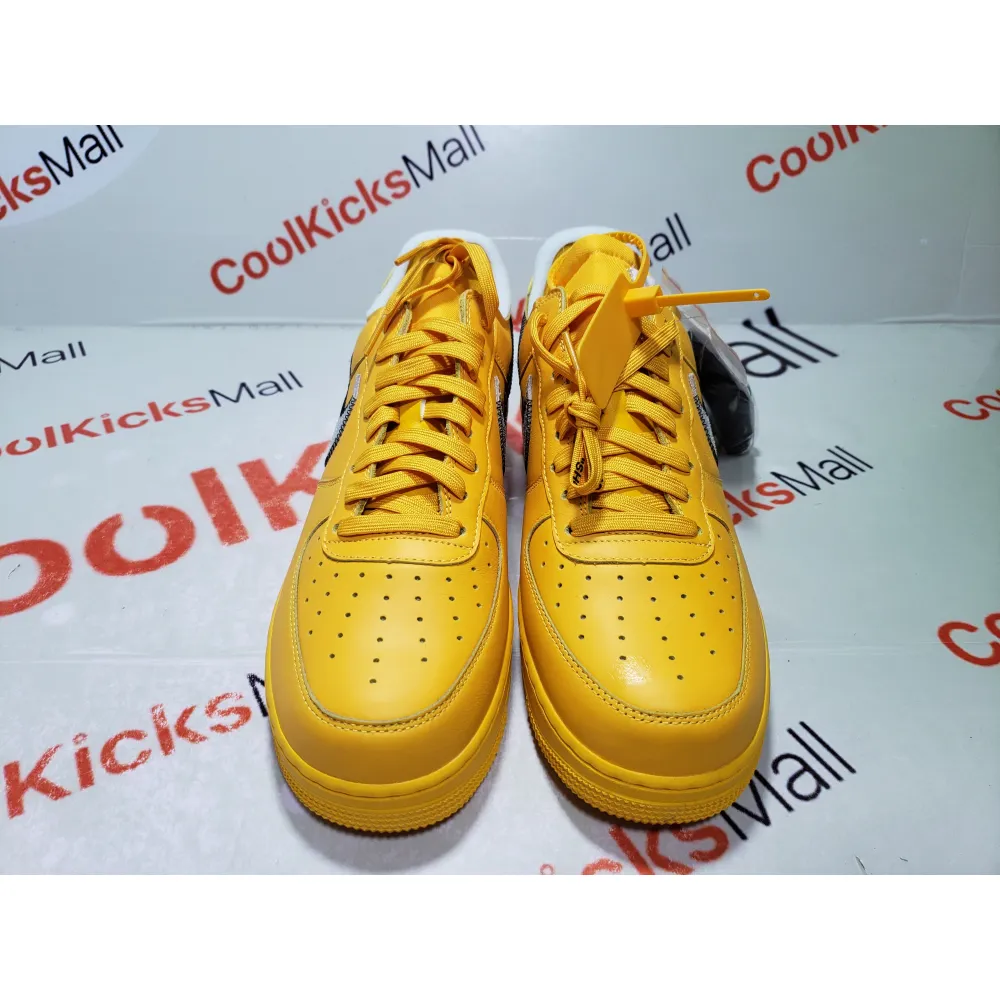 Cool Kicks | PKGoden Air Force 1 Low OFF-WHITE University Gold Metallic Silver,DD1876-700