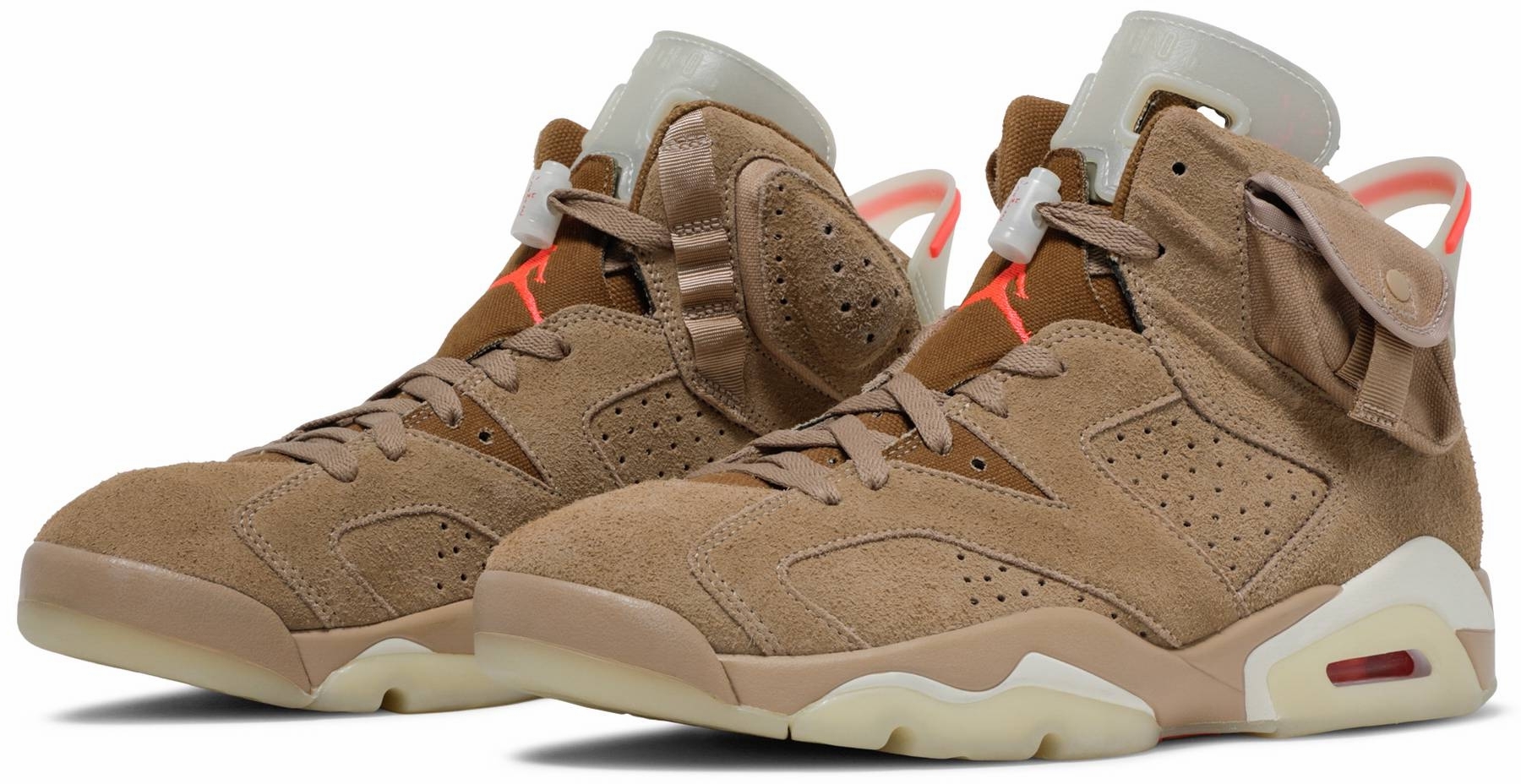Replica Air Jordan 6 Retro Travis Scott British Khaki,DH0690-200 