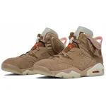 Cool Kicks | PKGoden Air Jordan 6 Retro Travis Scott British Khaki,DH0690-200 