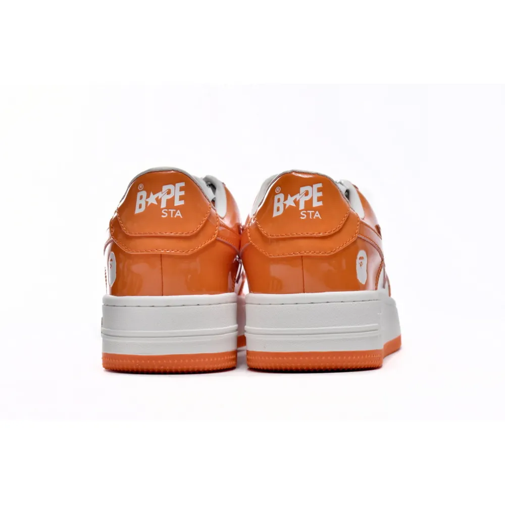 PKGoden A Bathing Ape Sk8 Sta Low Oragnge, 1G70-109-0017
