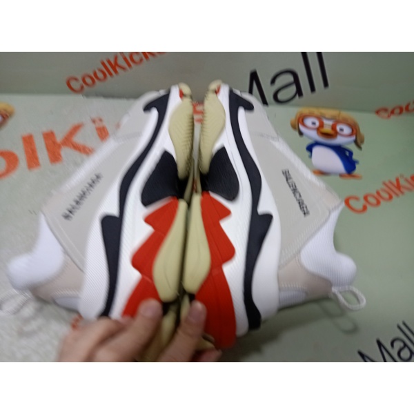 Coolest kicks | PKGoden Balenciaga Triple S White Dark Grey Red,541624 W06E2 1790