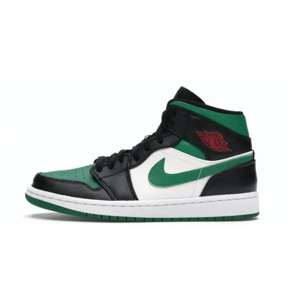 PKGoden Air Jordan 1 Mid Green Toe,554724-067