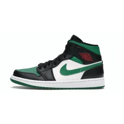 PKGoden Air Jordan 1 Mid Green Toe,554724-067 01