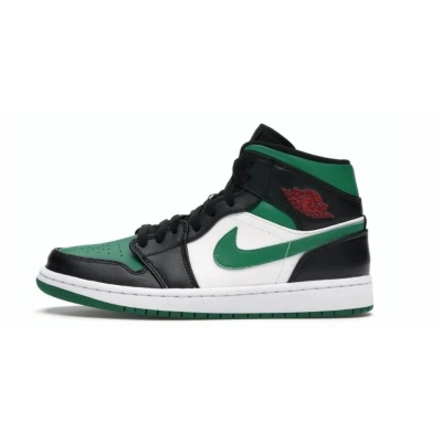 PKGoden Air Jordan 1 Mid Green Toe,554724-067 01