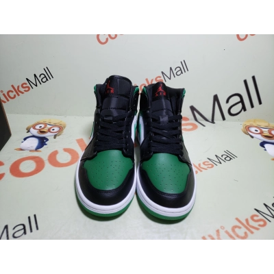 PKGoden Air Jordan 1 Mid Green Toe,554724-067 02