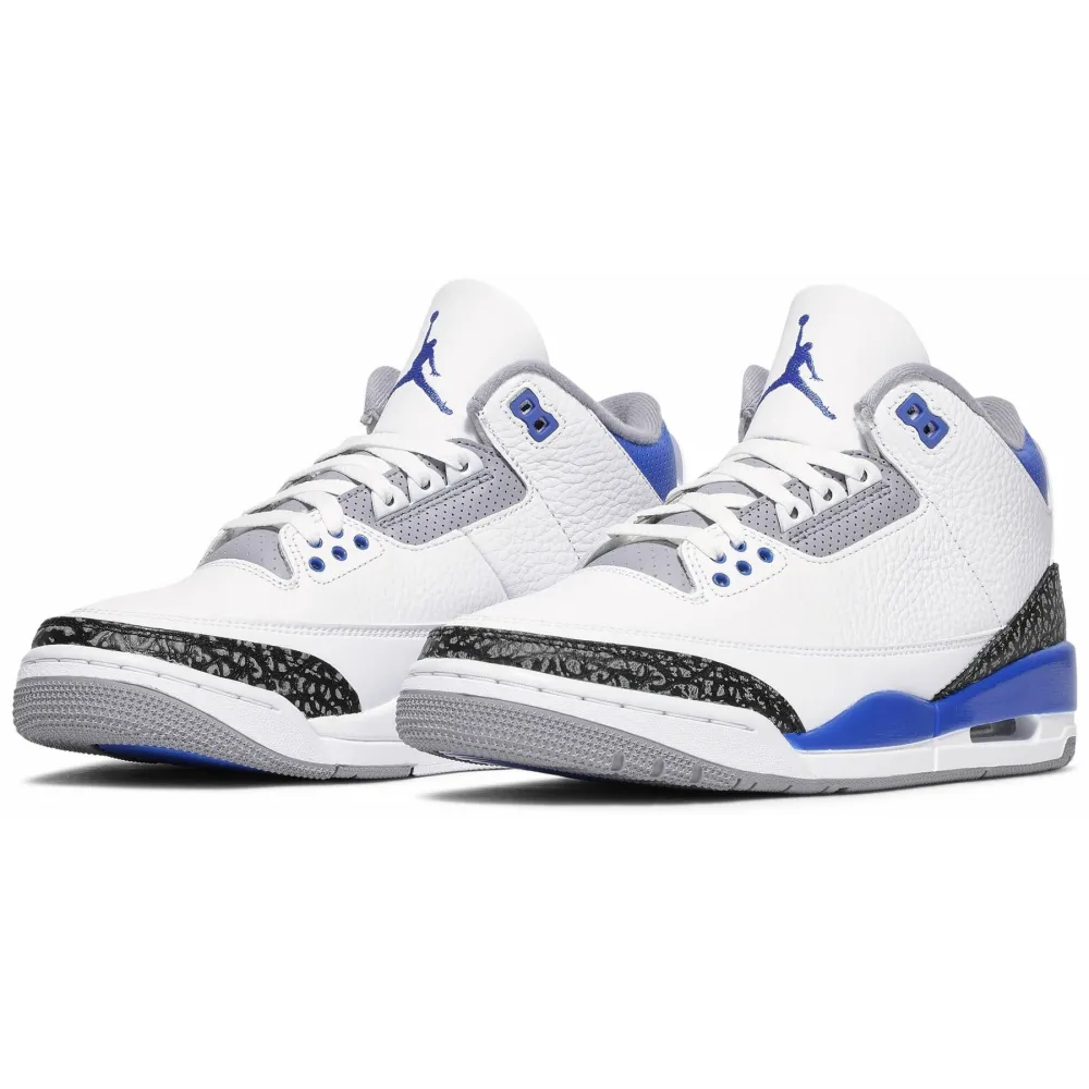 Cool Kicks | PKGoden Air Jordan 3 Retro Racer Blue ,CT8532-145