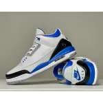 Cool Kicks | PKGoden Air Jordan 3 Fragment Design White/Royal Blue.CT8532-040