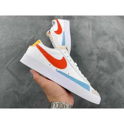 Cool Kicks | G5 Blazer Low 77 White Red Blue ,DC4769-105  02