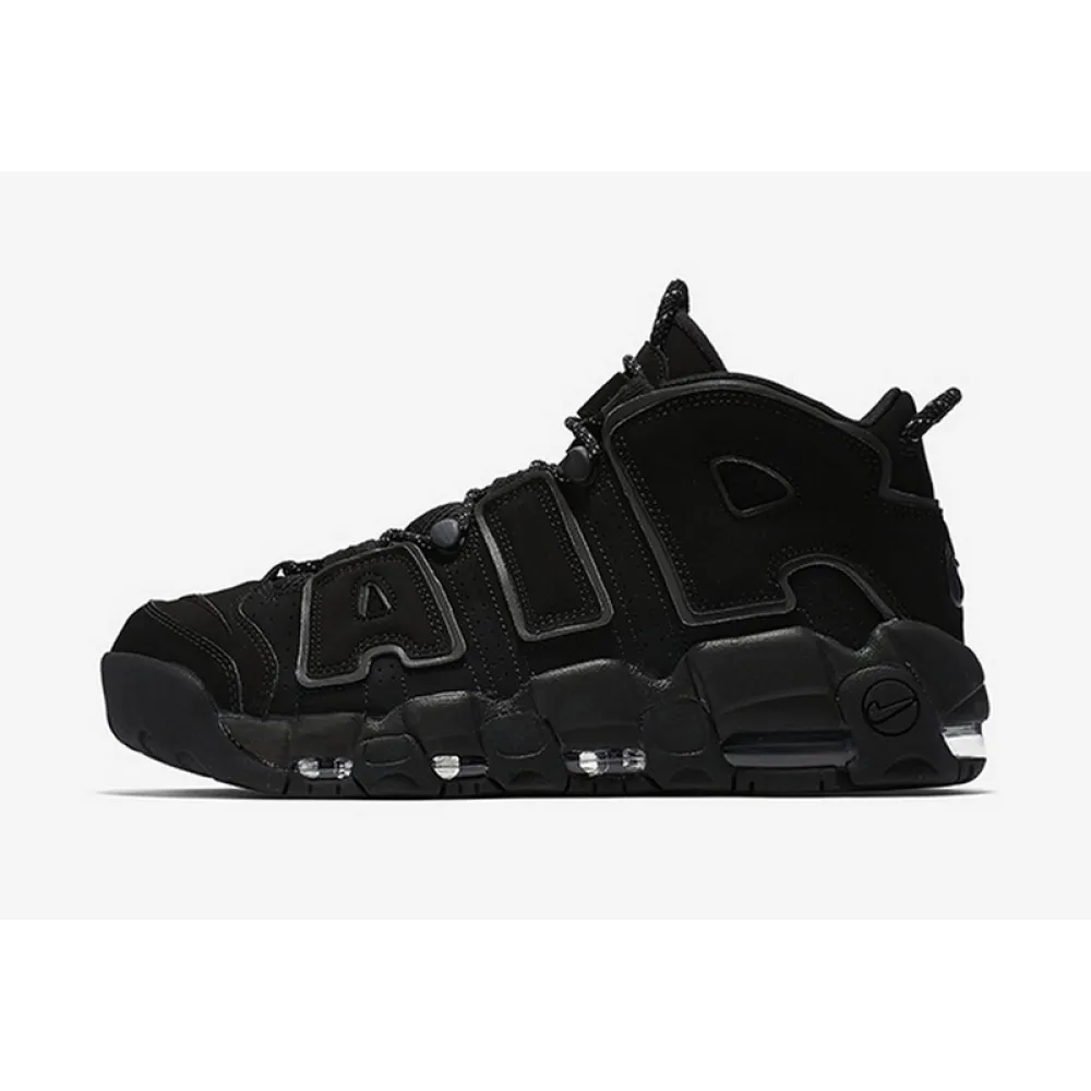 PKGoden Air More Uptempo All Black ,414962-004