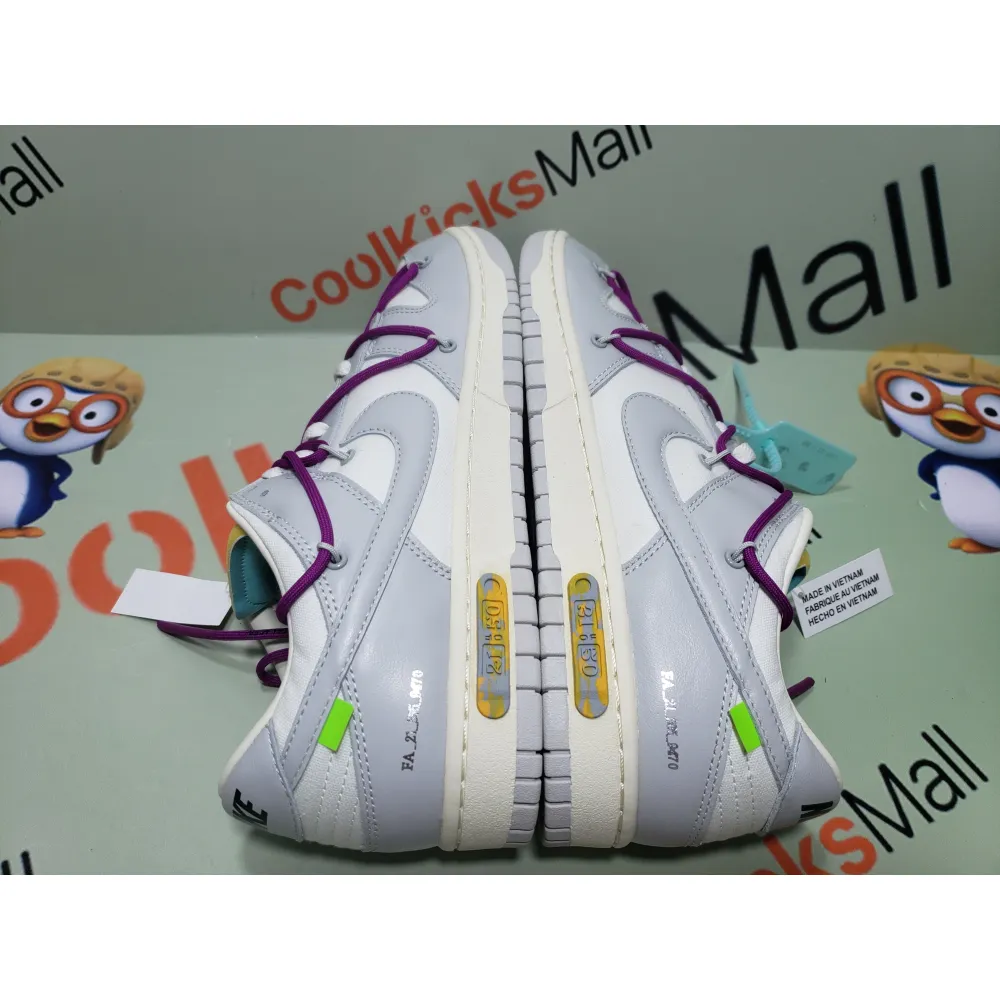 Cool Kicks | PKGoden OFF WHITE Dunk SB Low The 50 NO.21 ,DM1602-100