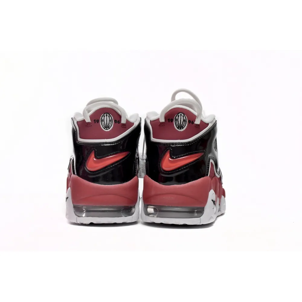 PKGoden Air More Uptempo Bull Black Red ,921948-600