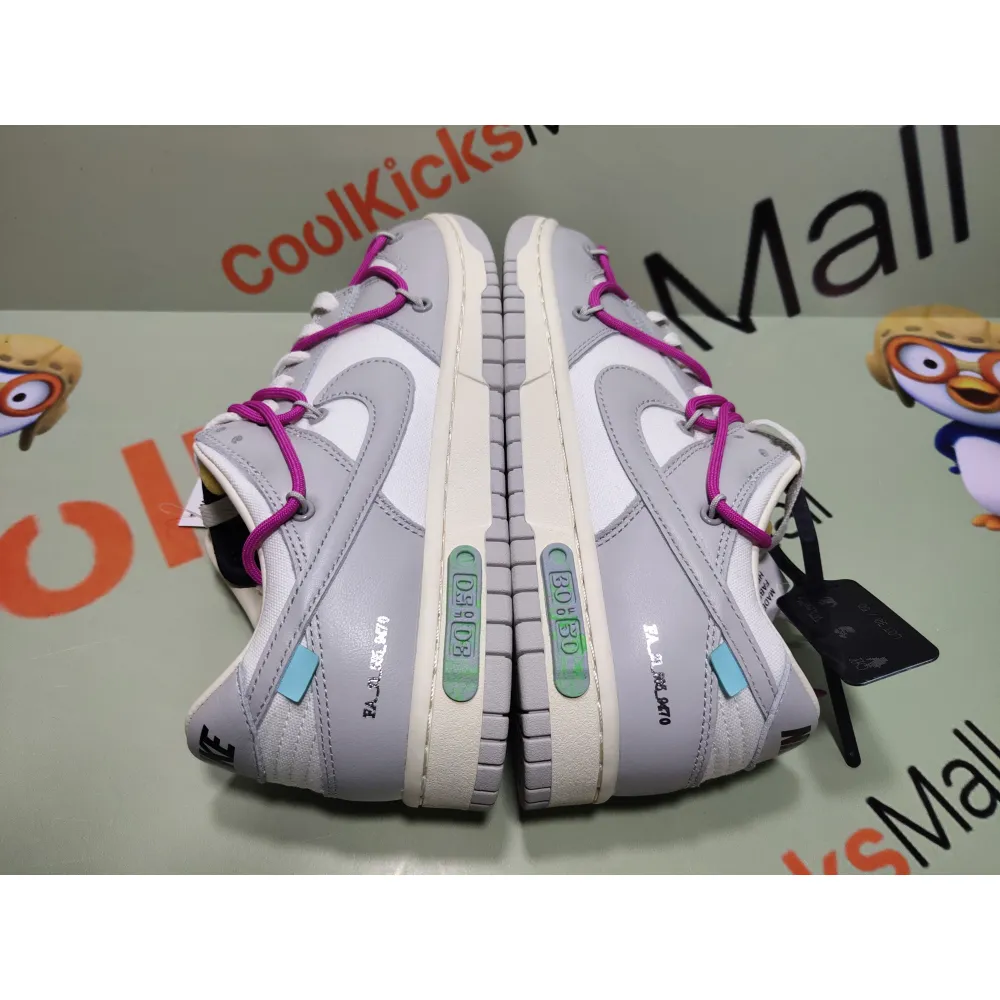 Cool Kicks | PKGoden OFF WHITE Dunk SB Low The 50 NO.30 ,DM1602-122