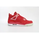 PKGoden Air Jordan 4 Retro Wine red ink splashing ,AJ4-904282