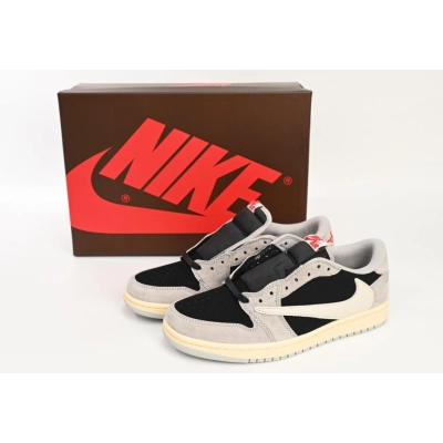 Replica Air Jordan 1 Low Travis Scott White Grey Low Gang,DM7866-010 01
