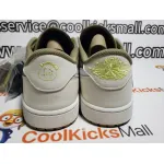 PKGoden Air Jordan 1 Retro Low Golf Travis Scott Neutral Olive,FZ3124-200