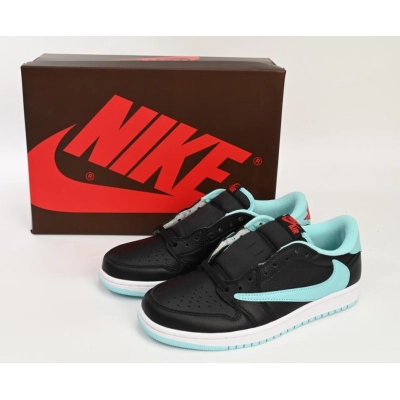 Replica Air Jordan 1 Low Travis Scott Bang Black Blue,DM7866-400 01