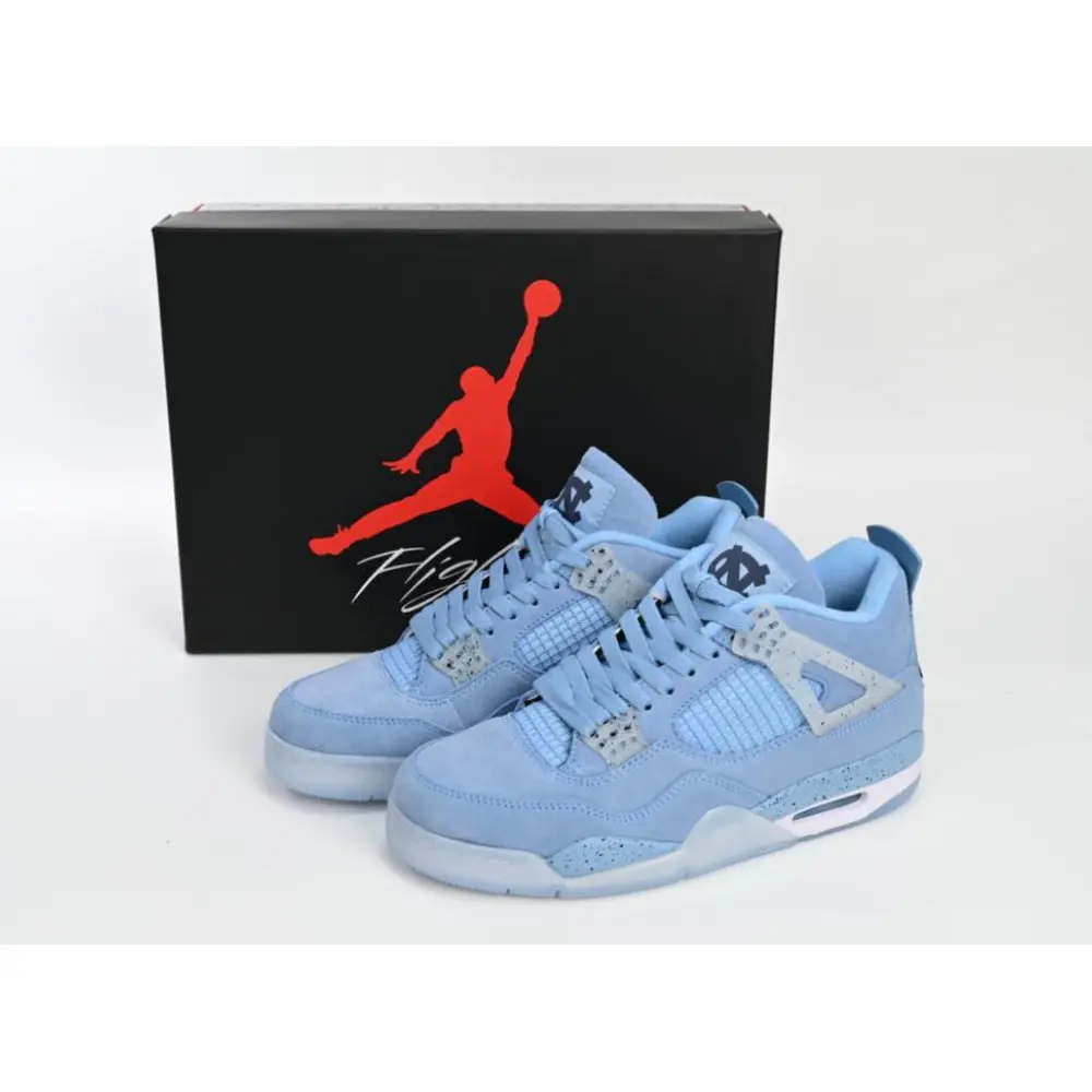 PKGoden Air Jordan 4 Retro UNC University Blue,MNJDLS-247