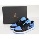 G5 Air Jordan 1 Low Black University Blue,553558-041