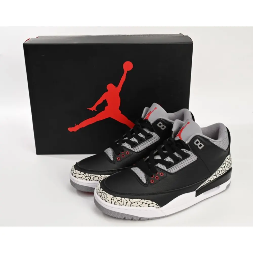 GET Air Jordan 3 Retro Black Cement 2018,854262-001