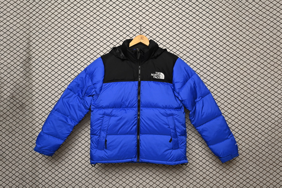 TheNorthFace Splicing White And Sky Blue
