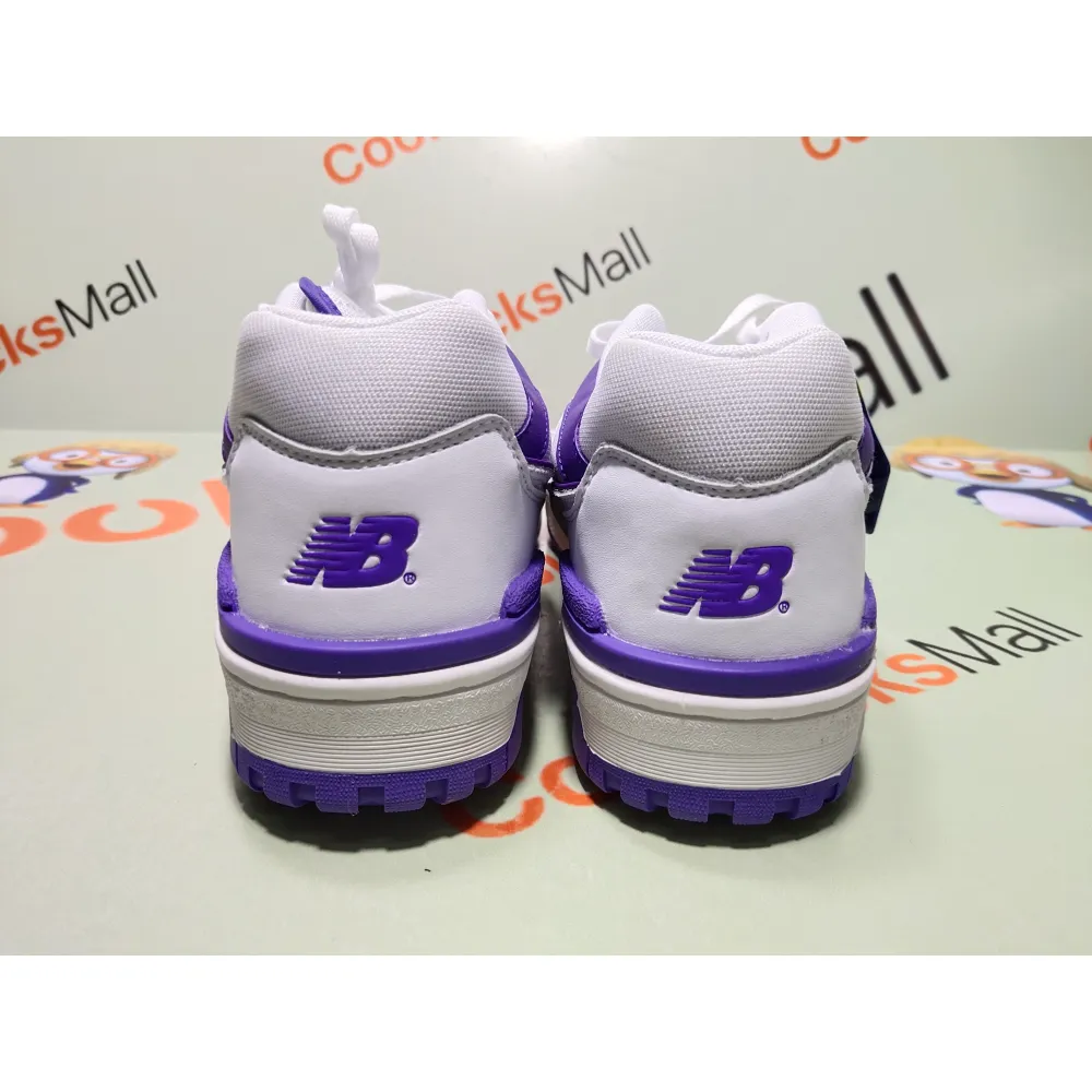 Coolkicks GET  New Balance White Purple,BB550WT1ZJR