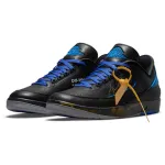 Coolkicksmall | PKGoden Jordan 2 Retro Low SP Off-White Black Blue ,DJ4375-004