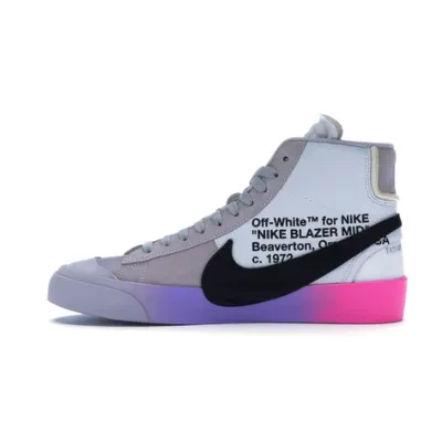 cool kicks | PKGoden Blazer Mid Off-White Wolf Grey Serena Queen 01