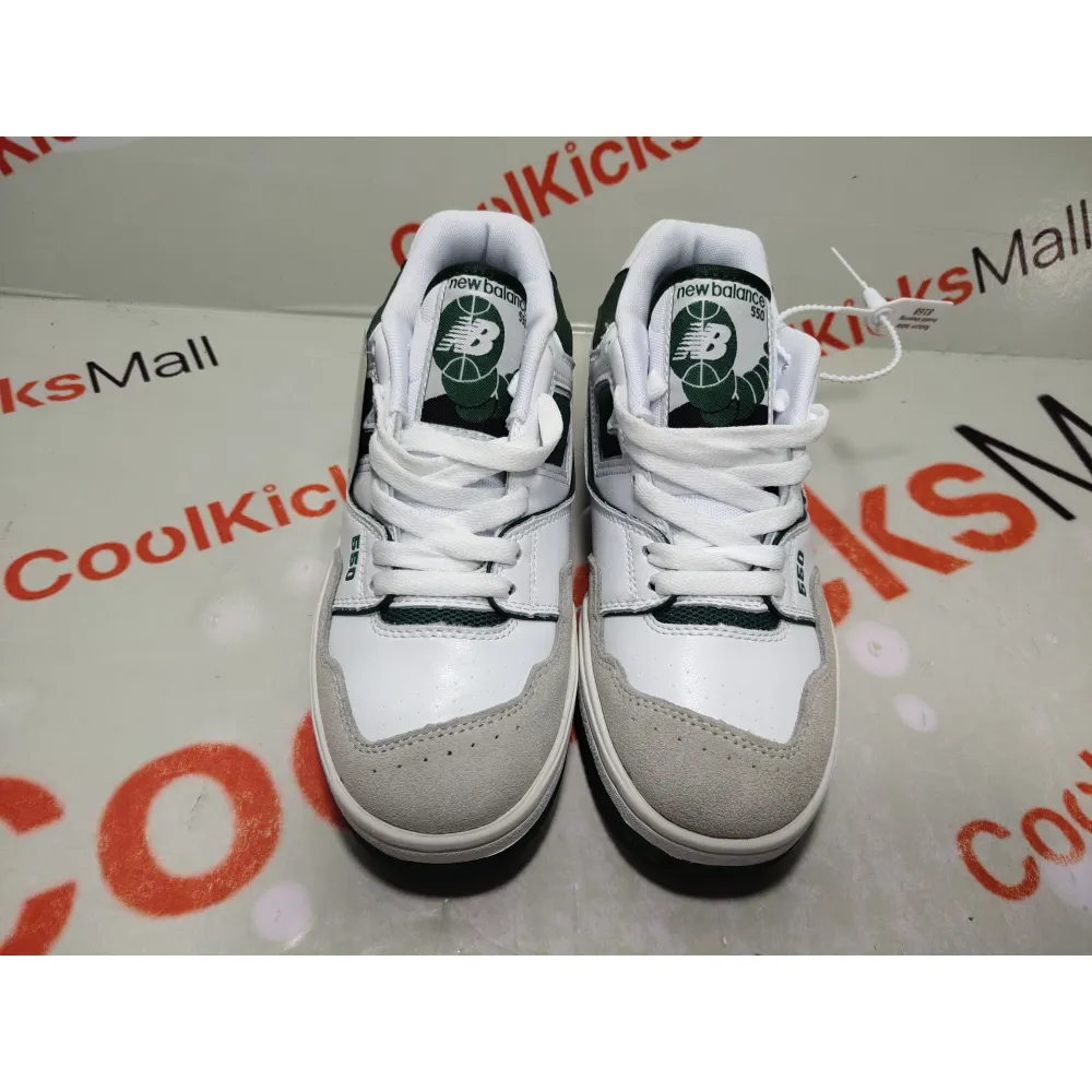 Coolkicks GET New Balance 550 White Green,BB550WT1
