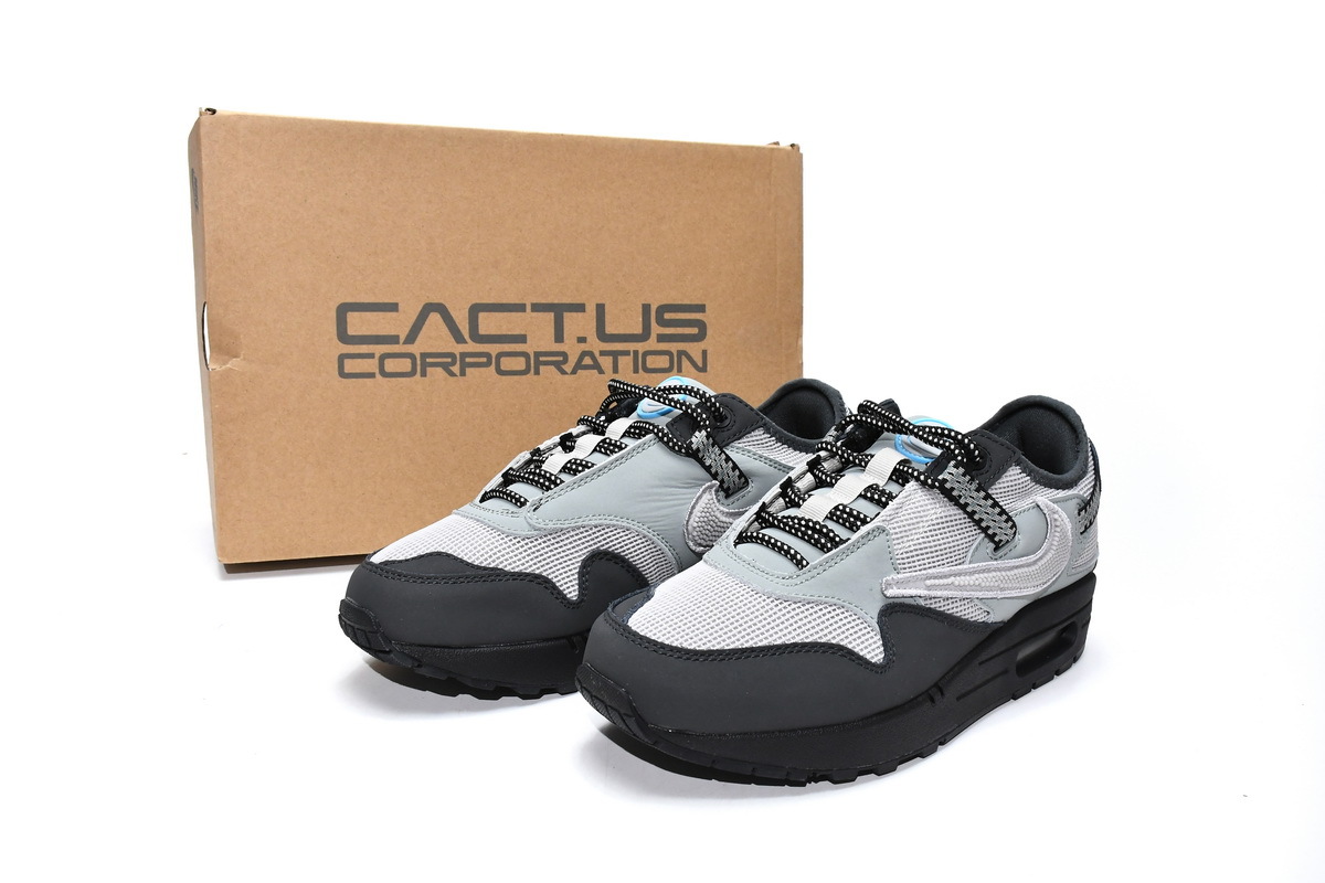 Replica Air Max 1 Travis Scott Carbon Light BlueBarb ,DO9392-001