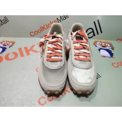 cool kicks shoes | GET LD Waffle sacai CLOT Kiss of Death Net Orange Blaze,DH1347-100 02