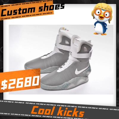 GET 【Custom shoes】 Cool kicks | PKGoden AIR MAG 01