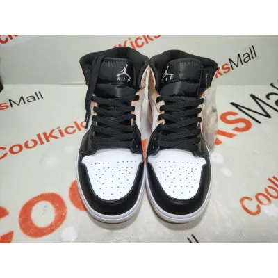 Coolkicks | PKGoden Air Jordan 1 Mid Arctic Orange Black Toe,554724-133 02