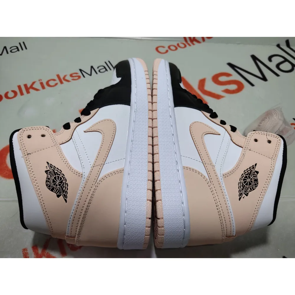 Coolkicks | PKGoden Air Jordan 1 Mid Arctic Orange Black Toe,554724-133
