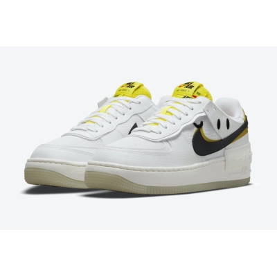 Cool Kicks | GET Air Force 1 white black/Yellow shadow 01