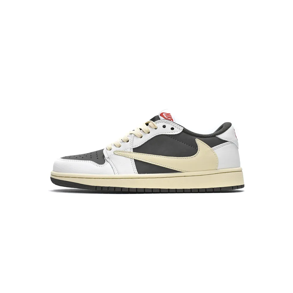 Cool Kicks | G5 Air Jordan 1 Low White BrownBarb Travis Scott,DM7866-162