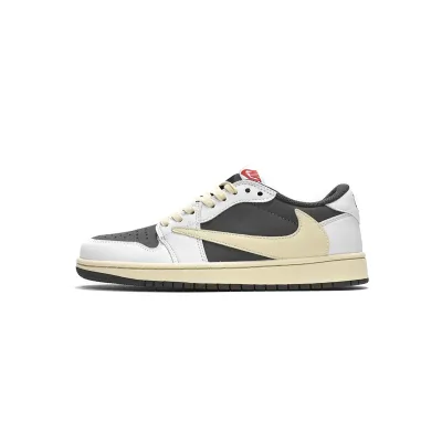 Cool Kicks | G5 Air Jordan 1 Low White BrownBarb Travis Scott,DM7866-162 01