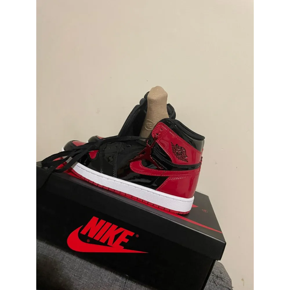 G5 Air Jordan 1 High GET Bred Patent,555088-063