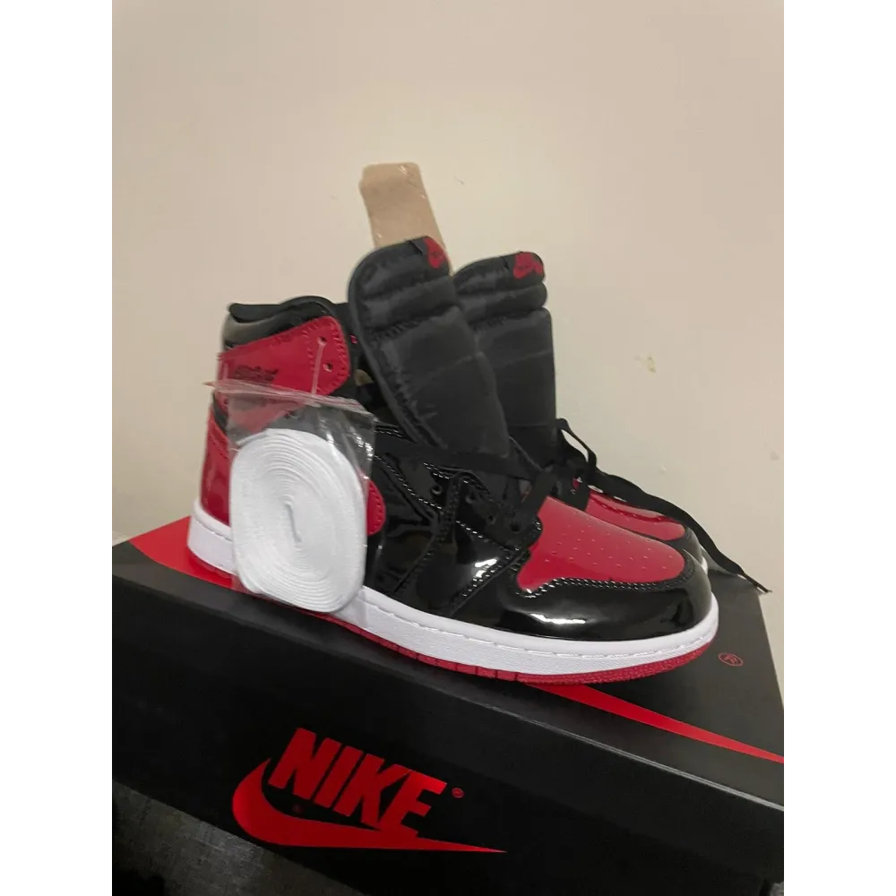 G5 Air Jordan 1 High GET Bred Patent,555088-063