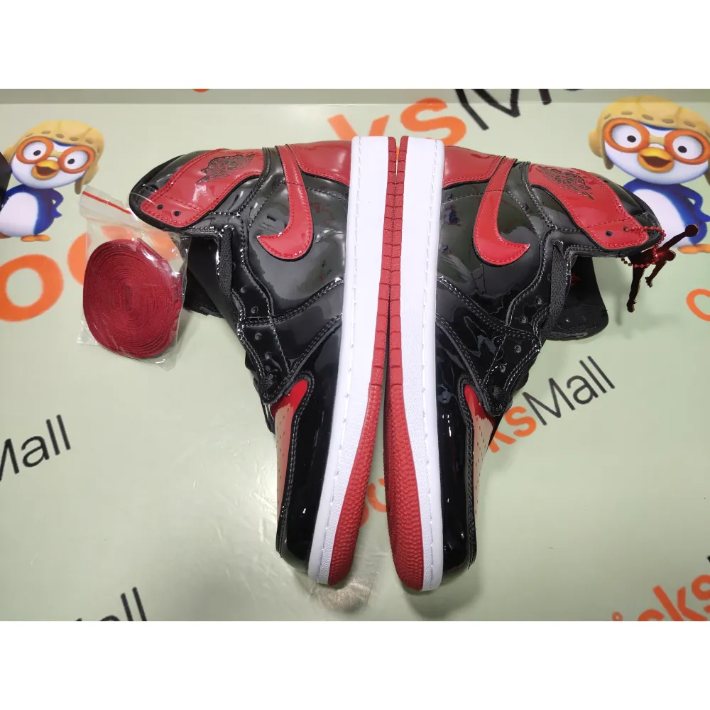 G5 Air Jordan 1 High GET Bred Patent,555088-063