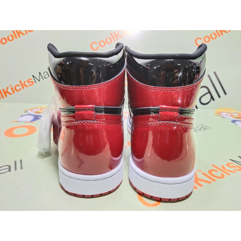 PKGoden Air Jordan 1 Retro High GET Patent Bred,555088-063