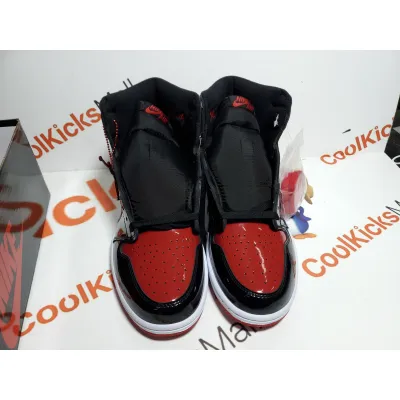 GET Air Jordan 1 Retro High GET Patent Bred,555088-063  02