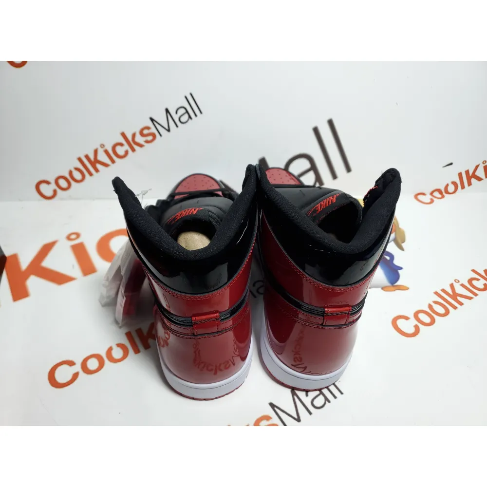 GET Air Jordan 1 Retro High GET Patent Bred,555088-063 
