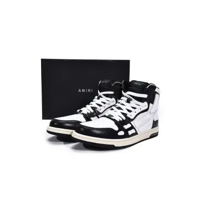Replica AMIRI Skel Top Hi Black White,MFS002-004 01