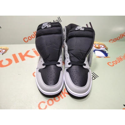 GET Air Jordan 1 Shadow 2.0 Black Light Smoke Grey,555088-035 02