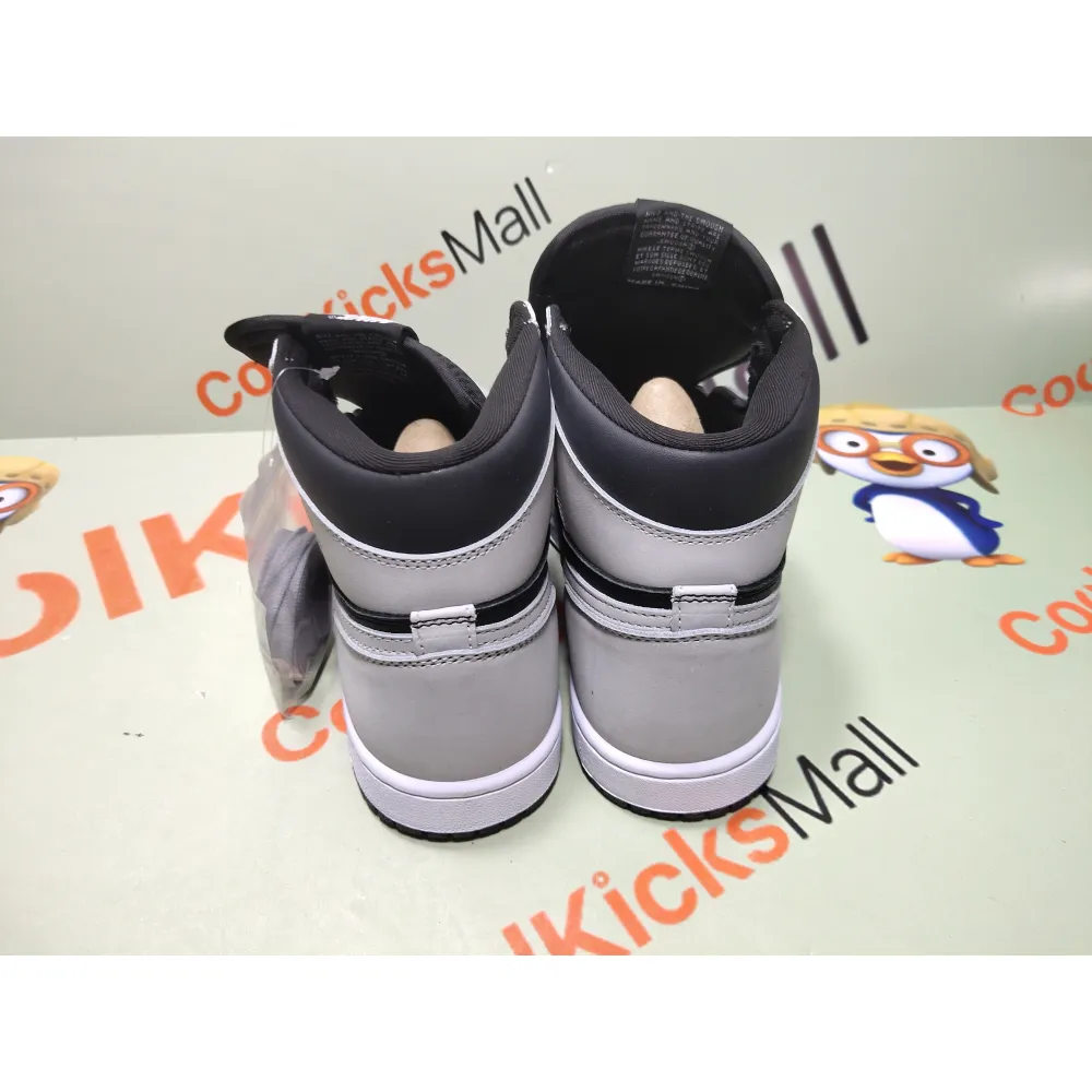 GET Air Jordan 1 Shadow 2.0 Black Light Smoke Grey,555088-035
